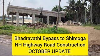 Bhadravathi To Shimoga NH Construction Update [upl. by Koval]