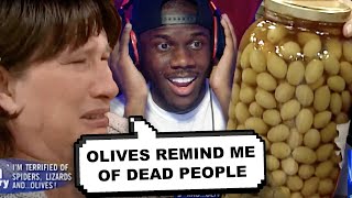 quotSHE AFRAID of OLIVESquot MAURY STRANGEST PHOBIAS [upl. by Yrrej]