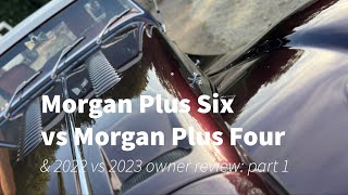 Morgan Plus Six vs Morgan Plus Four 2022 vs 2023 and Brands Hatch Morgan [upl. by Anivlac]