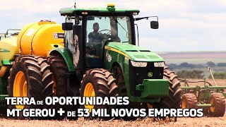 Mato Grosso gerou mais de 53 mil novos empregos em nove meses deste ano [upl. by Rosemarie]