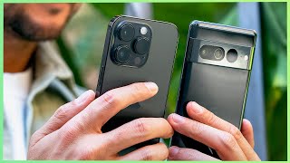 La MEJOR CÁMARA de 2022 Pixel 7 Pro vs iPhone 14 Pro [upl. by Nywra]