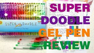 Super Doodle Gel Pens Review [upl. by Key880]