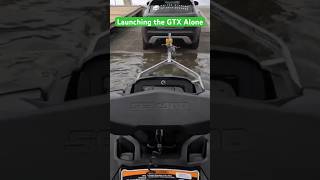 First Solo SeaDoo GTX230 Launch shorts seadoo jetski [upl. by Oznofla]