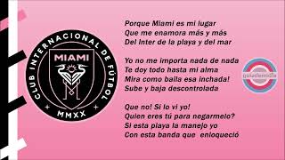 Hino do Inter Miami CF  Flórida  EUA   Time de Futebol da MLS [upl. by Blunk]