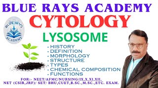 CYTOLOGY LYSOSOME HISTORY  DEFINITION  MORPHOLOGY  STRUCTURE  TYPES  CHEMISTRY  FUNCTION [upl. by Atterual]