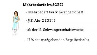 3 2 2 Sozialrecht Mehrbedarf Schwangerschaft [upl. by Osmen]