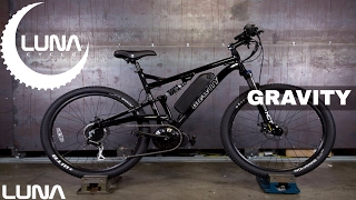 Luna Gravity Full Suspension Mountain Ebike BBSHD  BBS02 [upl. by Ande570]