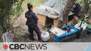 Police frontline agencies track and help people experiencing homelessness in Calgary [upl. by Ailedroc]