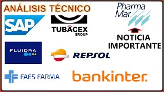 ✔Análisis Técnico❌412 SAP TUBACEX FLUIDRAS FAES FARMA BANKINTER REPSOL PHARMA MAR [upl. by Haianeb]