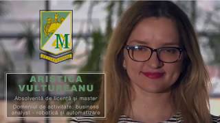 Aristica Vultureanu  Absolventă a Facultății de Management USAMV București [upl. by Celine867]