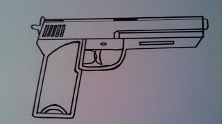 SİLAH ÇİZİMİ  How to draw a gun [upl. by Nathanial538]