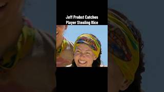 Jeff Probst Catches Survivor Player Stealing Rice During a Challenge [upl. by Croner]