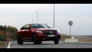 MercedesAMG GLC63 S Coupé 4Matic DRIFTING Pure Car Sound [upl. by Marget]