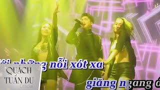 KARAOKE  Liều Thuốc Cho Trái Tim Remix  Quách Tuấn Du [upl. by Reinar]