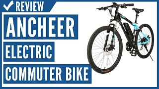 ANCHEER 350500W Electric Bike 275 Adults Electric Commuter Bike Review [upl. by Eberta327]