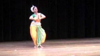 Ahe Nila Saila performed by Krishnaveni Putrevu [upl. by Hilario315]