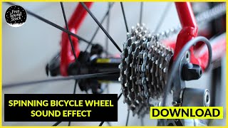 Spinning Bicycle Wheel Sound Effect [upl. by Tsuda]