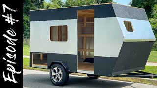 How to Build a Travel Trailer  DIY Framing and Aluminum Sheeting Installation [upl. by Parris]