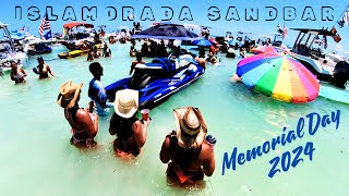 ISLAMORADA SANDBAR Memorial Day Weekend 2024 SUN amp FUN in the Florida Keys [upl. by Gamber199]