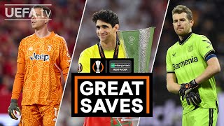 SZCZĘSNY BOUNOU HRADECKY  UEL Great Saves Of The Season [upl. by Sieracki170]