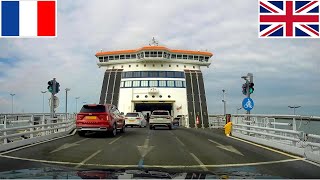 Crossing from Calais to Dover by ferry  MS Spirit of Britain [upl. by Colline488]