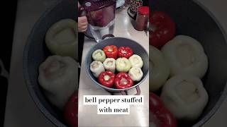 bell pepper stuffed with meat recipe [upl. by Killarney]