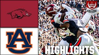 Arkansas Razorbacks vs Auburn Tigers  Full Game Highlights  ESPN College Football [upl. by Bodnar99]