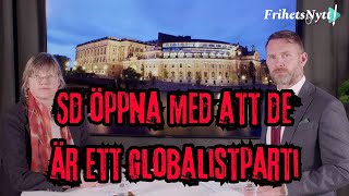 Nyhetsanalysen  SD öppna med att de är ett globalistparti [upl. by Cirone215]