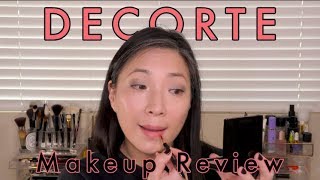 DECORTE  New Makeup Review [upl. by Nyssa]