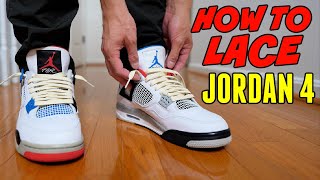 3 WAYS HOW I LACE amp STYLE JORDAN 4 [upl. by Williamson]