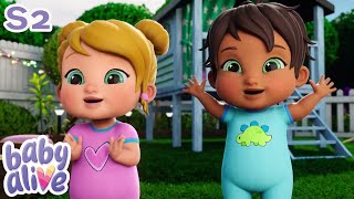 👶 Baby Alive  Here Kitty Kitty  DOUBLE EPISODES  Season 2  Family Kids Cartoon [upl. by Horwath761]