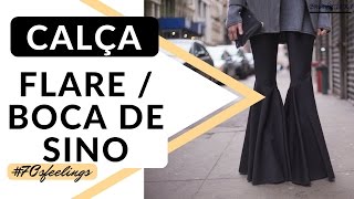 COMO USAR CALÇA FLARE BOCA DE SINO [upl. by Werner]