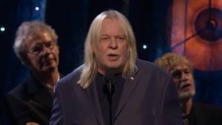 Rick Wakeman Speech Rock amp Roll Hall of Fame 2017 Funniest Speech Ever [upl. by Adaha]