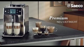 Premium Kaffeevollautomat Saeco Xelsis 15 Kaffeespezialitäten einfach wie nie zuvor [upl. by Odlaw]