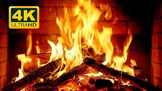 🔥 Cozy Fireplace 4K 12 HOURS Fireplace with Crackling Fire Sounds Crackling Fireplace 4K [upl. by Ennaeirrac553]