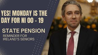 STATE PENSION PAYMENT REMINDER MONDAY IS THE DAY FOR NI 0019 [upl. by Templeton]