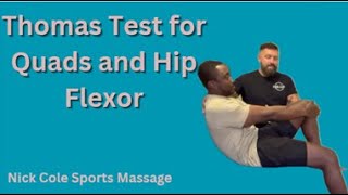 How to do the Thomas test for quads hip flexors and lower back knee pain [upl. by Elitnahc]