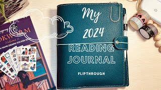 ✨2024 reading journal ✨ A5 rings binder My minimal planner inserts [upl. by Eigna]