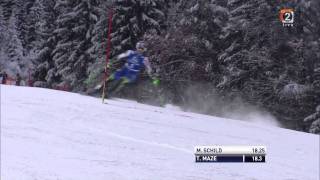 Tina Maze  Flachau Slalom 1 vožnja [upl. by Oliy]