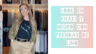 Idea de look en negro y khaki  Lidia Siori [upl. by Tumer]