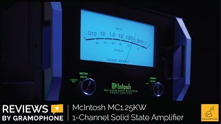 McIntosh MC125KW 1200 Watt Monoblock Poweramp Review [upl. by Andreana276]