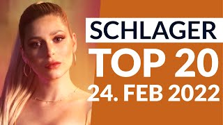 SCHLAGER CHARTS TOP 20  24 Februar 2022 [upl. by Adalie]