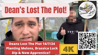 Deans Lost The Plot 14724 Planting Melons Brassica Luck Dip amp New Apprentice [upl. by Ran]