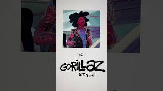 Hobie Brown in Gorillaz Artstyle spiderverse gorillaz [upl. by Nolita]