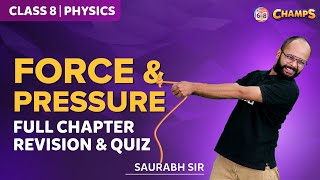 Force and Pressure  Full Chapter Revision and Quiz  Grade 8  BYJUS [upl. by Amaris67]