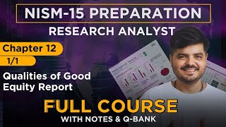 NISM Research Analyst 2024  Full Course  Chapter 12  11 [upl. by Lemor]