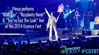 Prince performs quotTake Me With Youquot quotRaspberry Beretquot amp quotYouve Got The Lookquot live 2014 Essence Fest [upl. by Ahselaf287]