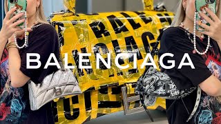 NEW BALENCIAGA BAGS COLOURS LE CAGOLE HOURGLASS CRUSH [upl. by Akcirehs]