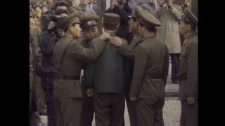 United Nations Command Returns North Korean soldier at Joint Security Area DMZ Panmunjom 1996 AFKN [upl. by Abate]