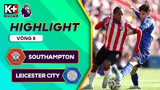 SOUTHAMPTON  LEICESTER CITY THẺ ĐỎ TAI HẠI NGƯỢC DÒNG KINH ĐIỂN  NGOẠI HẠNG ANH 2425 [upl. by Revert]